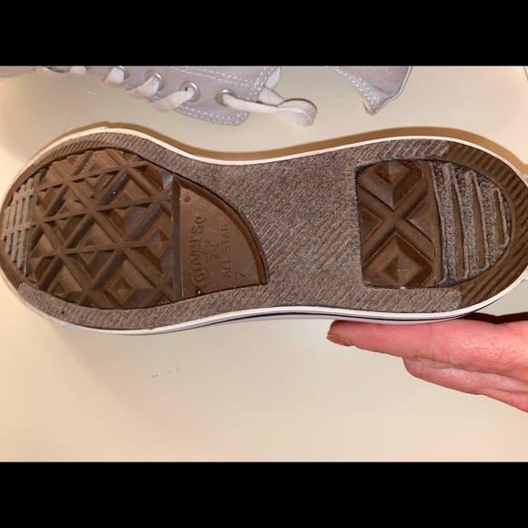 Converse All Star Chuck Taylor Gray woman 9/ men 7 - Picture 7 of 8